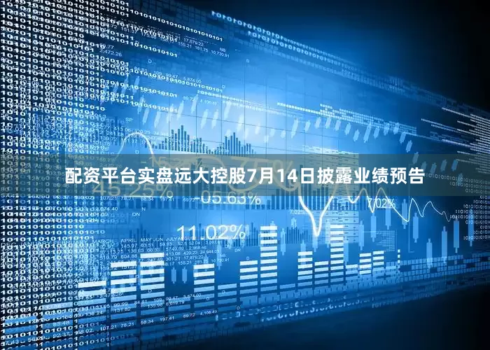 配资平台实盘　　远大控股7月14日披露业绩预告